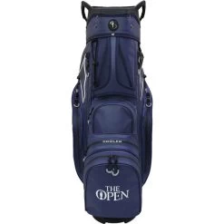Stromberg The Open Waterproof Golf Cart Bag -American Golf Shop 400909 navy white stromberg open cart bag 2
