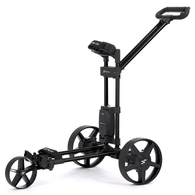 Flat Cat Hybrid Touch Electric Trolley Flat Cat Hybrid Touch Electric Trolley -American Golf Shop 401344 Black Flat Cat Hybrid Touch Electric Trolley 1