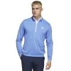 Adidas Golf Adidas Men's PRIMEGREEN UPF Half Zip Golf Midlayer