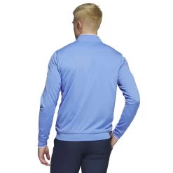 Adidas Golf Adidas Men's PRIMEGREEN UPF Half Zip Golf Midlayer -American Golf Shop 401468 BlueFusion adidas Golf PRIMEGREEN UPF Zip Midlayer 3