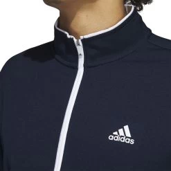Adidas Golf Adidas Men's PRIMEGREEN UPF Half Zip Golf Midlayer -American Golf Shop 401468 CollegiateNavy adidas Golf PRIMEGREEN UPF Zip Midlayer 4