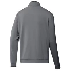 Adidas Golf Adidas Men's PRIMEGREEN UPF Half Zip Golf Midlayer -American Golf Shop 401468 Grey Black adidas Golf PRIMEGREEN UPF Zip Midlayer 2