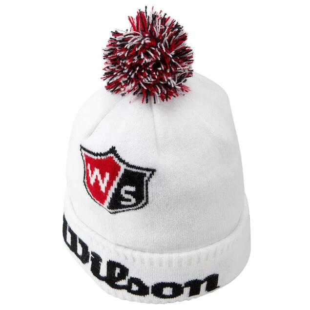 Wilson Staff Tour Knit Bobble Golf Hat Wilson Staff Tour Knit Bobble Golf Hat -American Golf Shop 401795 White Wilson Staff Bobble Tour Knit Hat 3
