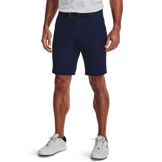 Under Armour Men's Drive Tapered Stretch Golf Shorts Under Armour Men's Drive Tapered Stretch Golf Shorts -American Golf Shop 402543 MidnightNavyHaloGray Under Armour Drive Tapered Shorts 1