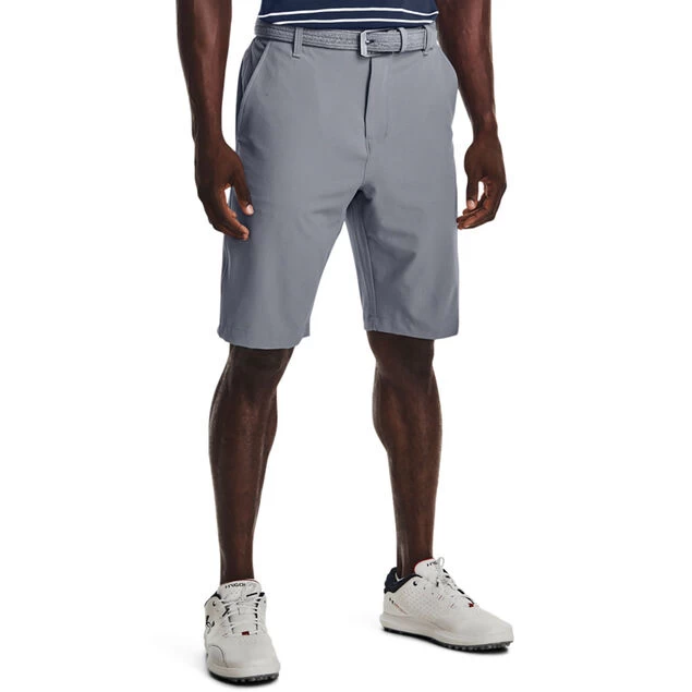 Under Armour Men's Drive Tapered Stretch Golf Shorts Under Armour Men's Drive Tapered Stretch Golf Shorts -American Golf Shop 402543 Steel HaloGray Under Armour Drive Tapered Shorts 3 1