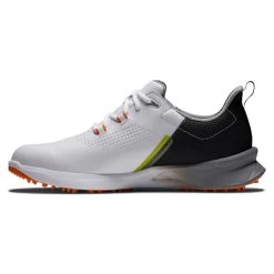 FootJoy Men's Fuel Waterproof Spikeless Golf Shoes -American Golf Shop 402928 White Black Orange FootJoy Fuel Shoes 2
