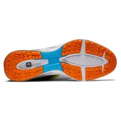 FootJoy Men's Fuel Waterproof Spikeless Golf Shoes -American Golf Shop 402928 White Black Orange FootJoy Fuel Shoes 3