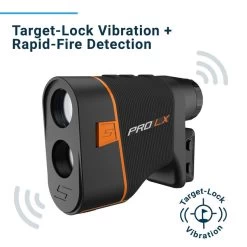 Shot Scope PRO LX+ Laser, GPS & Shot Tracking -American Golf Shop 403440 Orange Shot Scope PRO LX Rangefinder 9a