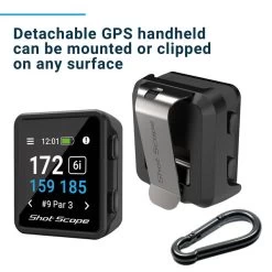 Shot Scope PRO LX+ Laser, GPS & Shot Tracking -American Golf Shop 403440 Orange Shot Scope PRO LX Rangefinder 9c