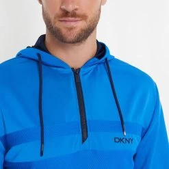 DKNY Men's Homecrest Golf Hoodie -American Golf Shop 403824 OceanBlue DKNY Homecrest Hoodie Midlayer 5