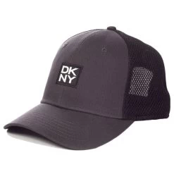 DKNY Men's Mesh Golf Cap 7 DKNY Men's Mesh Golf Cap -American Golf Shop 403923 Charcoal Black DKNY Mesh Cap 1