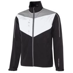 Galvin Green Men's Armstrong Waterproof Golf Jacket -American Golf Shop 403962 Black White Sharkskin Galvin Green Armstrong Jacket 1