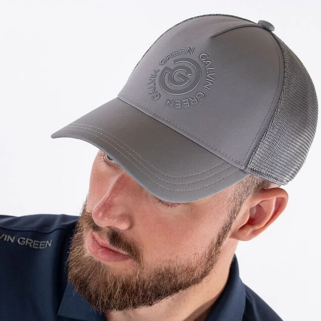 Galvin Green Scott Logo Golf Cap Galvin Green Scott Logo Golf Cap -American Golf Shop 404034 Sharkskin Galvin Green Scott Logo Cap 2