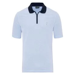 GOLFINO Men's Biarritz Golf Polo Shirt -American Golf Shop 404218 PaleBlue GOLFINO Biarritz Polo Shirt 1