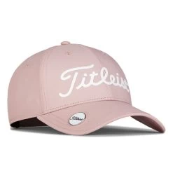 Titleist Ladies Players Performance Ball Marker Golf Cap -American Golf Shop 404482 RosePink Titleist Players Performance Ball Marker Ladies Cap 1