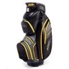 PowaKaddy Premium Tech Cart Bag -American Golf Shop 404807 Black Gunmetal Yellow PowaKaddy Premium Tech Cart Bag 1