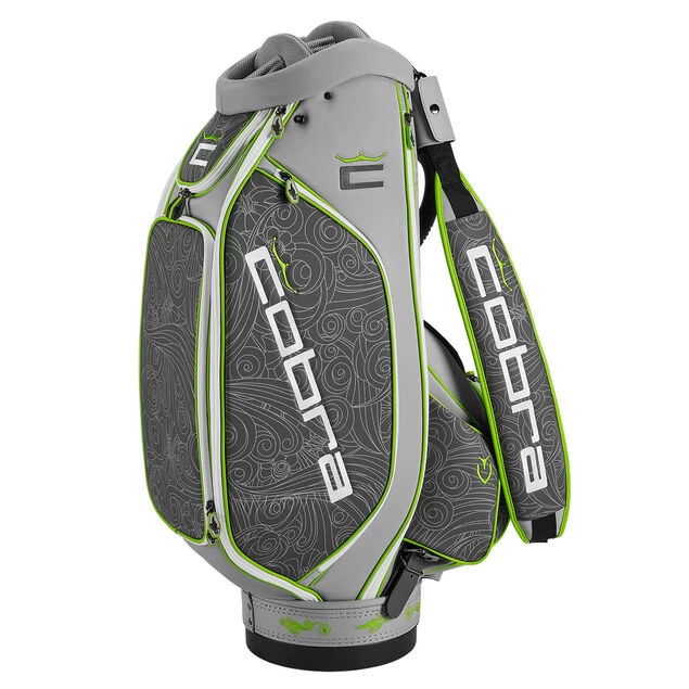 COBRA Limited-Edition Gust O' Wind Tour Golf Staff Bag COBRA Limited-Edition Gust O' Wind Tour Golf Staff Bag -American Golf Shop 404930 White Greenery COBRA Golf Gust O Wind Tour Staff Bag 1