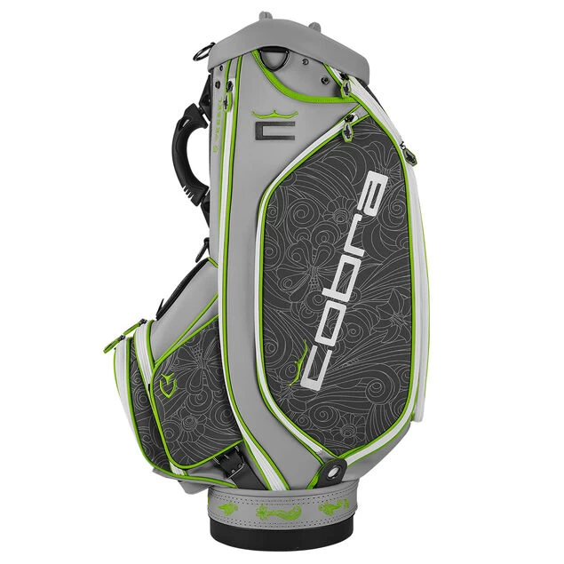COBRA Limited-Edition Gust O' Wind Tour Golf Staff Bag COBRA Limited-Edition Gust O' Wind Tour Golf Staff Bag -American Golf Shop 404930 White Greenery COBRA Golf Gust O Wind Tour Staff Bag 3