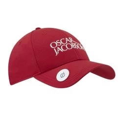 Oscar Jacobson Men's Maine Ball Marker Golf Cap -American Golf Shop 404971 Red White Oscar Jacobson Maine Ball Marker Cap 1