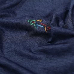 Greg Norman Men's Tech Performance Heather Half-Zip Golf Mid Layer -American Golf Shop 405938 navy 4