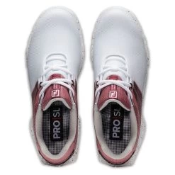 FootJoy Ladies Pro SL Sport Spikeless Golf Shoes -American Golf Shop 406044 White Black Burgundy FootJoy Ladies Pro SL Sport Shoes 5