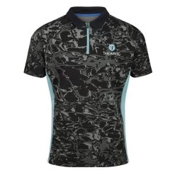 OCEANTEE Stromberg Men's Print Golf Polo Shirt -American Golf Shop 406264 black ocean tee 1