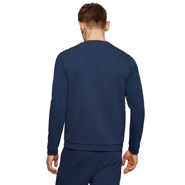 Hugo Boss Men's Salbo Curved Golf Sweater Hugo Boss Men's Salbo Curved Golf Sweater -American Golf Shop 406771 Navy Hugo Boss Salbo Curved Sweater 3