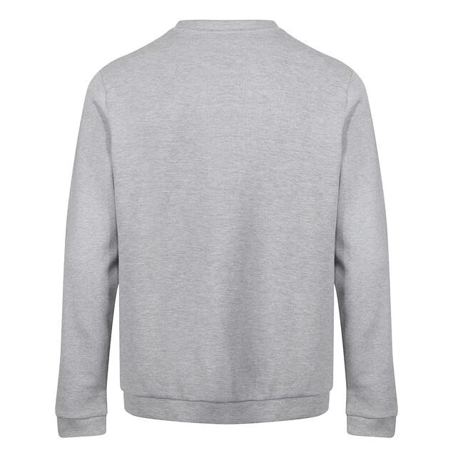 Hugo Boss Men's Salbo Curved Golf Sweater Hugo Boss Men's Salbo Curved Golf Sweater -American Golf Shop 406771 grey 2