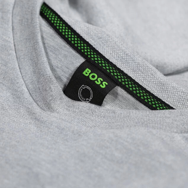 Hugo Boss Men's Salbo Curved Golf Sweater Hugo Boss Men's Salbo Curved Golf Sweater -American Golf Shop 406771 grey 3