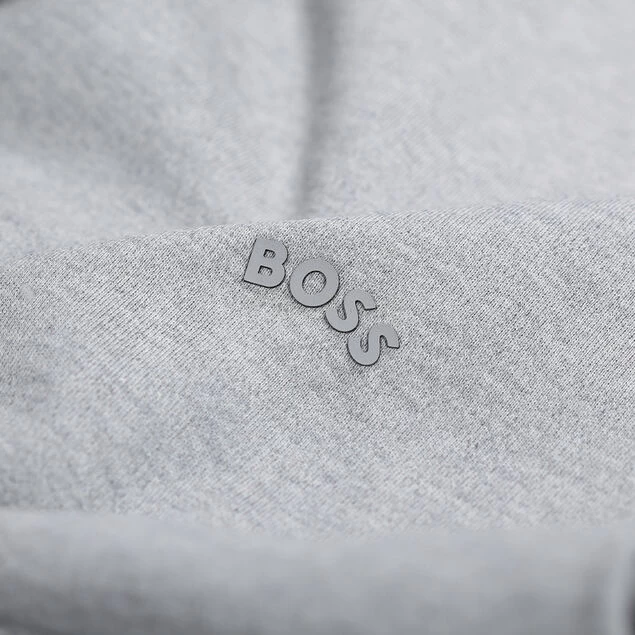 Hugo Boss Men's Salbo Curved Golf Sweater Hugo Boss Men's Salbo Curved Golf Sweater -American Golf Shop 406771 grey 4