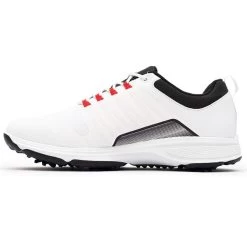 Skechers Men's GO GOLF Torque Victorious Waterproof Spiked Golf Shoes -American Golf Shop 407165 White Black Skechers Mens Torque Victorious Waterproof Spiked Golf Shoes 2