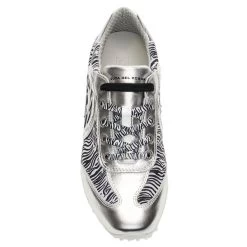 Duca Del Cosma Ladies Kubana Waterproof Spikeless Golf Shoes -American Golf Shop 407203 Silver Zebra Duca Del Cosma Kubana Ladies Shoes 3