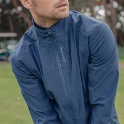 Stromberg Men's Weather Tech Waterproof Golf Jacket -American Golf Shop 407471 stromberg weathertec jacket pea 9