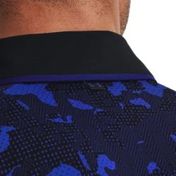 Under Armour Men's Iso-Chill Charged Camo Golf Polo Shirt -American Golf Shop 407574 BauhausBlue Black Under Armour Mens Iso Chill Charged Camo Golf Polo Shirt 5