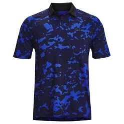 Under Armour Men's Iso-Chill Charged Camo Golf Polo Shirt -American Golf Shop 407574 BauhausBlue Black Under Armour Mens Iso Chill Charged Camo Golf Polo Shirt 6