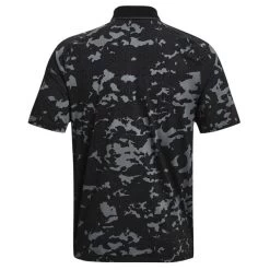Under Armour Men's Iso-Chill Charged Camo Golf Polo Shirt -American Golf Shop 407574 Black Grey Black Under Armour Mens Iso Chill Charged Camo Golf Polo Shirt 6