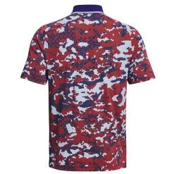 Under Armour Men's Iso-Chill Charged Camo Golf Polo Shirt -American Golf Shop 407574 OxfordBlue BauhausBlue Under Armour Mens Iso Chill Charged Camo Golf Polo Shirt 5