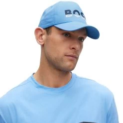 Hugo Boss Men's Bold Golf Cap -American Golf Shop 408122 BrightBlue Hugo Boss Mens Bold Block Cap 4