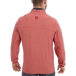 FootJoy Men's Heather Chill-Out XP Golf Midlayer -American Golf Shop 408467 Red FootJoy Mens Heather Chill Out XP Midlayer 4