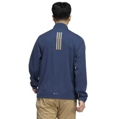 Adidas Golf Men's RAIN.RDY 1/2 Zip Jacket -American Golf Shop 409110 Navy adidas Golf Mens RAIN RDY Zip Jacket 3