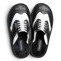 Stromberg Men's Brogue Mule Golf Slippers