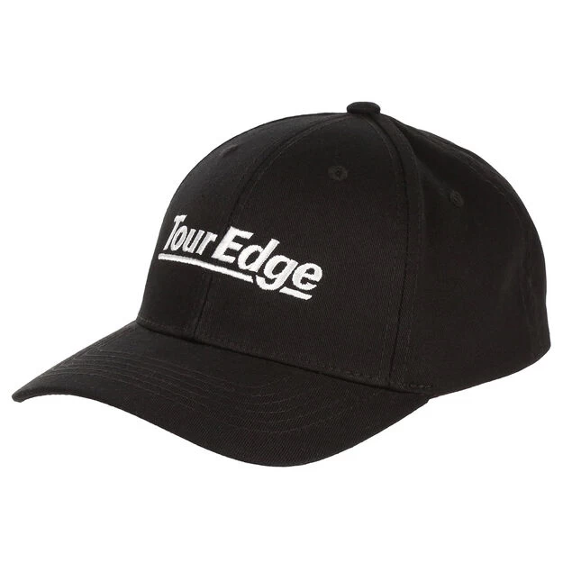 Tour Edge Men's Core Logo Golf Cap Tour Edge Men's Core Logo Golf Cap -American Golf Shop 409872 black 1