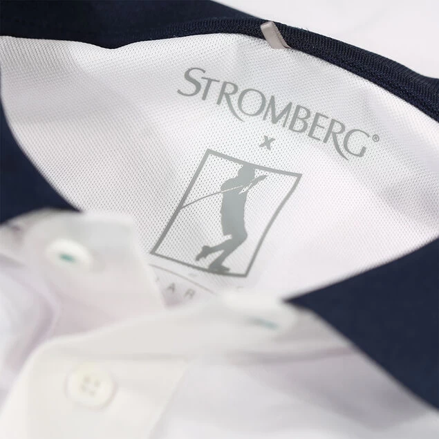Stromberg Men's Lee Sharpe Flag Golf Polo Shirt Stromberg Men's Lee Sharpe Flag Golf Polo Shirt -American Golf Shop 410167 White Navy Stromberg Lee Sharpe Flag Polo Shirt 3