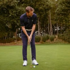 Stromberg Men's Lee Sharpe Placket Golf Polo Shirt -American Golf Shop 410184 Navy Stromberg Lee Sharpe Placket Polo Shirt 8