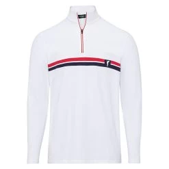 GOLFINO Men's Chest Stripe Midlayer