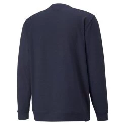 PUMA Golf PUMA Men's CLOUDSPUN ColourCrewneck Golf Midlayer -American Golf Shop 410769 NavyBlazer QuietShade PUMA Golf Mens CLOUDSPUN Colourblock Crewneck Midlayer 2