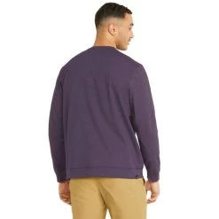 PUMA Golf PUMA Men's CLOUDSPUN ColourCrewneck Golf Midlayer -American Golf Shop 410769 Purple Charcoal Black PUMA Golf Mens CLOUDSPUN Colourblock Crewneck Midlayer 4