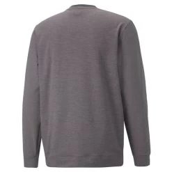 PUMA Golf PUMA Men's CLOUDSPUN ColourCrewneck Golf Midlayer -American Golf Shop 410769 QuietShade SunsetPink PUMA Golf Mens CLOUDSPUN Colourblock Crewneck Midlayer 2