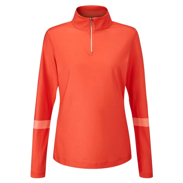 PING Ladies Tamara Golf Midlayer PING Ladies Tamara Golf Midlayer -American Golf Shop 411674 Flame PING Ladies Tamara Midlayer 1