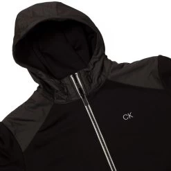 Calvin Klein Men's Full-Zip Golf Hoodie -American Golf Shop 411855 Black Calvin Klein Mens Full Zip Golf Hoodie 3